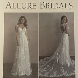 New Size 8 Wedding Gown - Tags Still On!