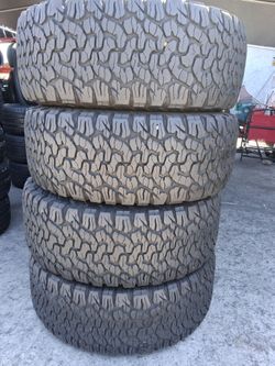 4 used Tires 315/70r17 Bfgoodrich Ko2 🤑 free Installation ‼️