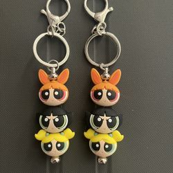 Powerpuff girls Keychain (1 Available)