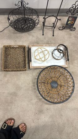 Fruit baskets and table decor