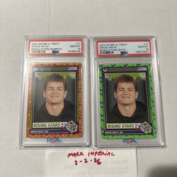 Drake Maye RC PSA 10 And Rookie Lot