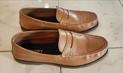 Sperry Authentic Original Harbor loafers in tan leather Size 11 Men's