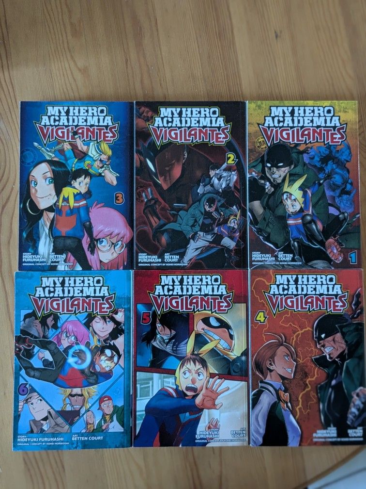 My Hero Academia Vigilantes Manga Lot Vol 1-6