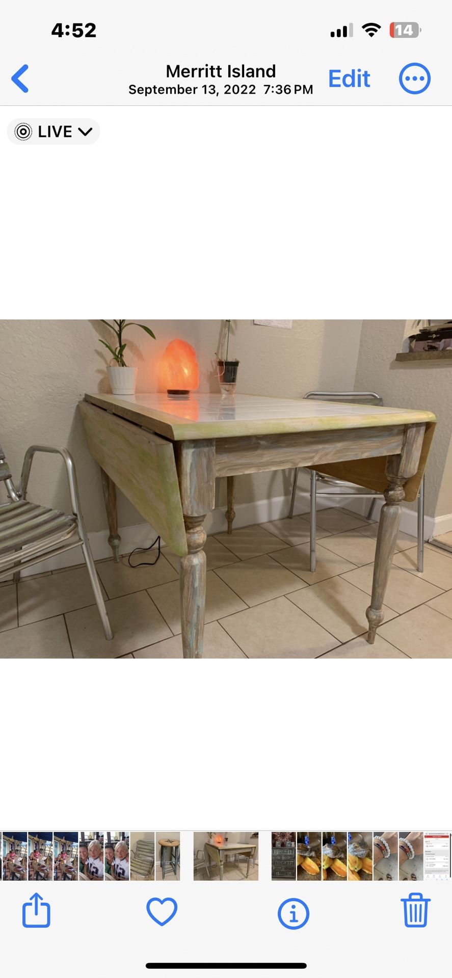 Farm style kitchen table