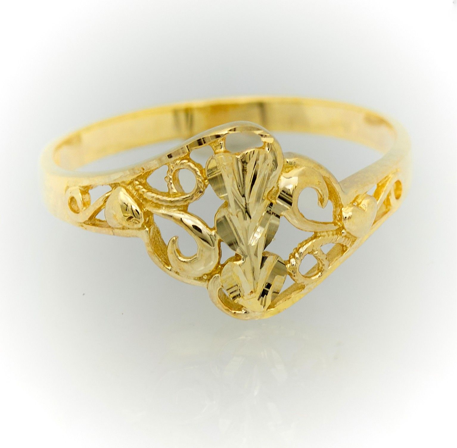 Anillo Sortija de Oro 10k