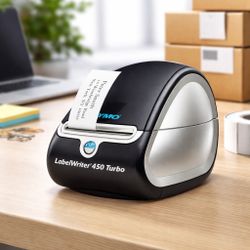 Compact High-Speed DYMO LabelWriter 450 Turbo Label Printer