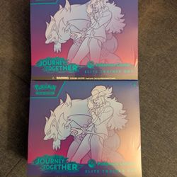 2x journey together Pokemon elite trainer box Pokemon center etb