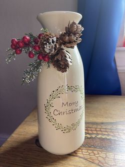 Christmas Decor Vase