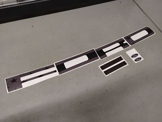 Ford raptor gen 1 front grill decals