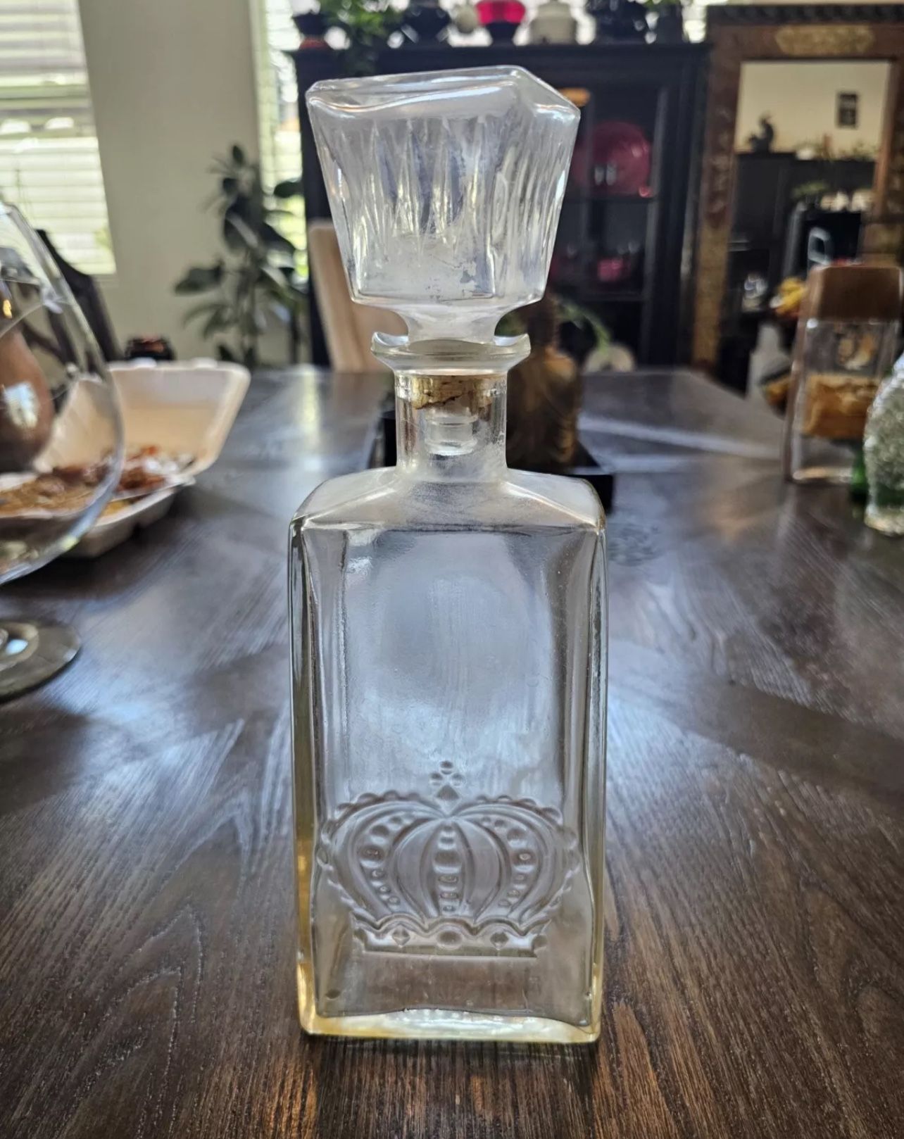 Vintage Crown Royal Whiskey Decanter EMPTY