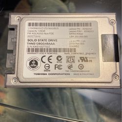 128 GB Thin Serial Solid state drive By Toshiba