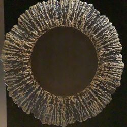 Gold Glass Charger 4 Pieces 