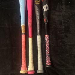 -3 metal baseball bats (boths woods are sold)