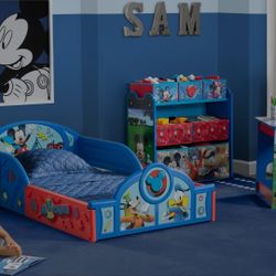 Mickey Mouse toddler bedset.Does chair bed toddler bed?That is and storage bed