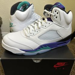 Jordan 5 Grapes 2025 Size 9.5 Brand New
