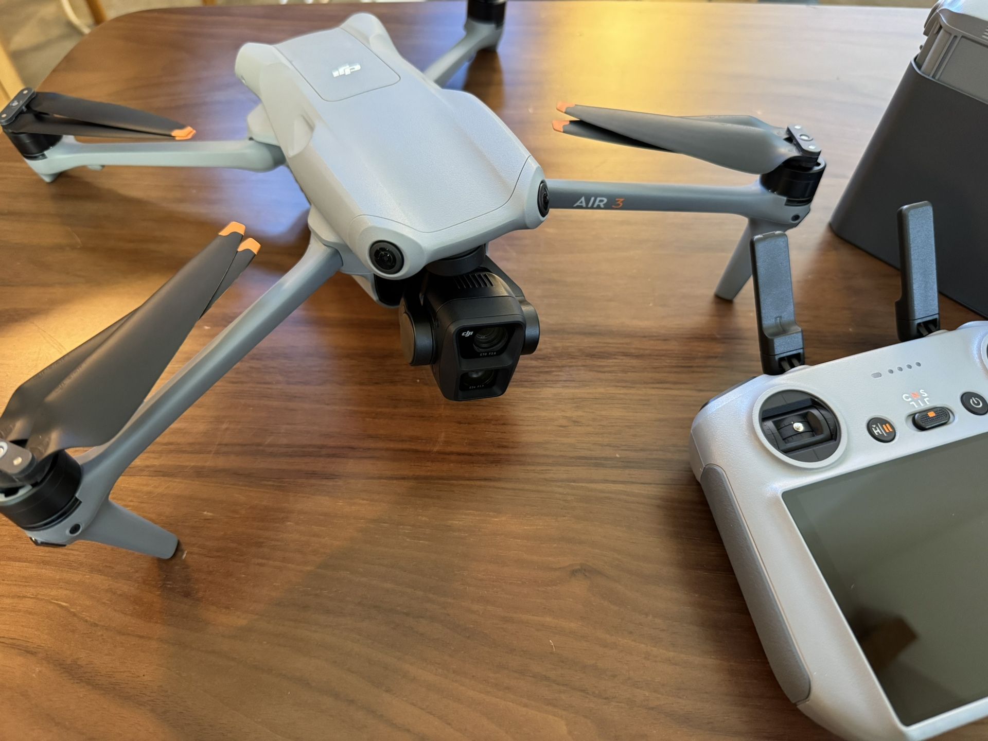 DJI Air 3 Fly More Combo (Drone, RC2 Remote, 3 Batteries, Case)