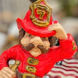 1950's Fire Fighter Statue