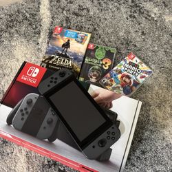 Nintendo Switch with Games