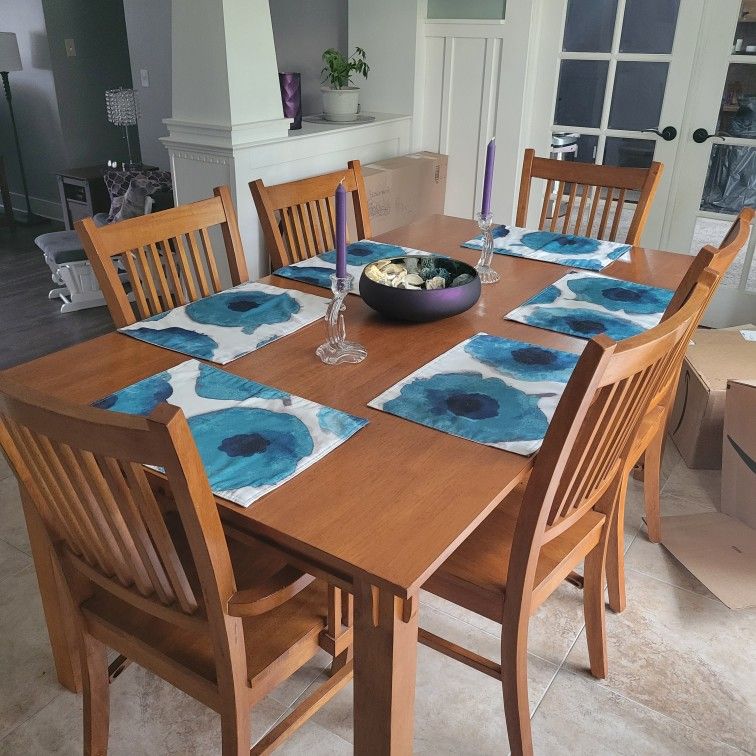 6 Person Dining Room Table 