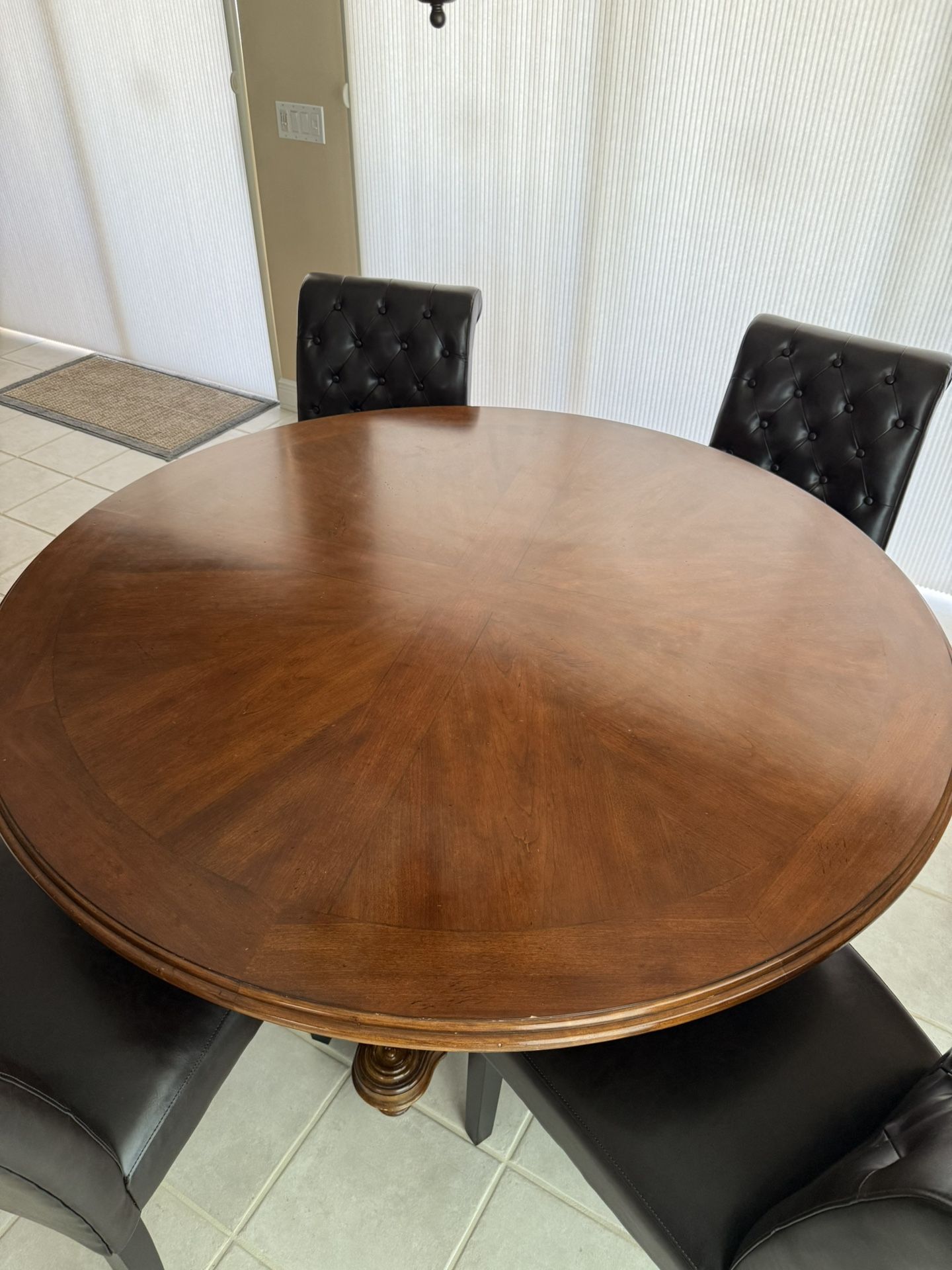 Hard Wood Round Dining Table