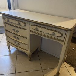 Vintage White Desk