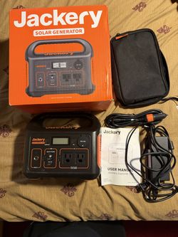 Jackery portable power charger new solar