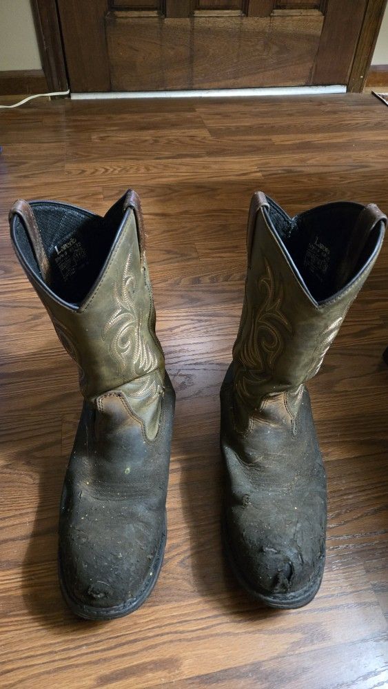 Laredo Men's Steeltoe Work Boots 11D