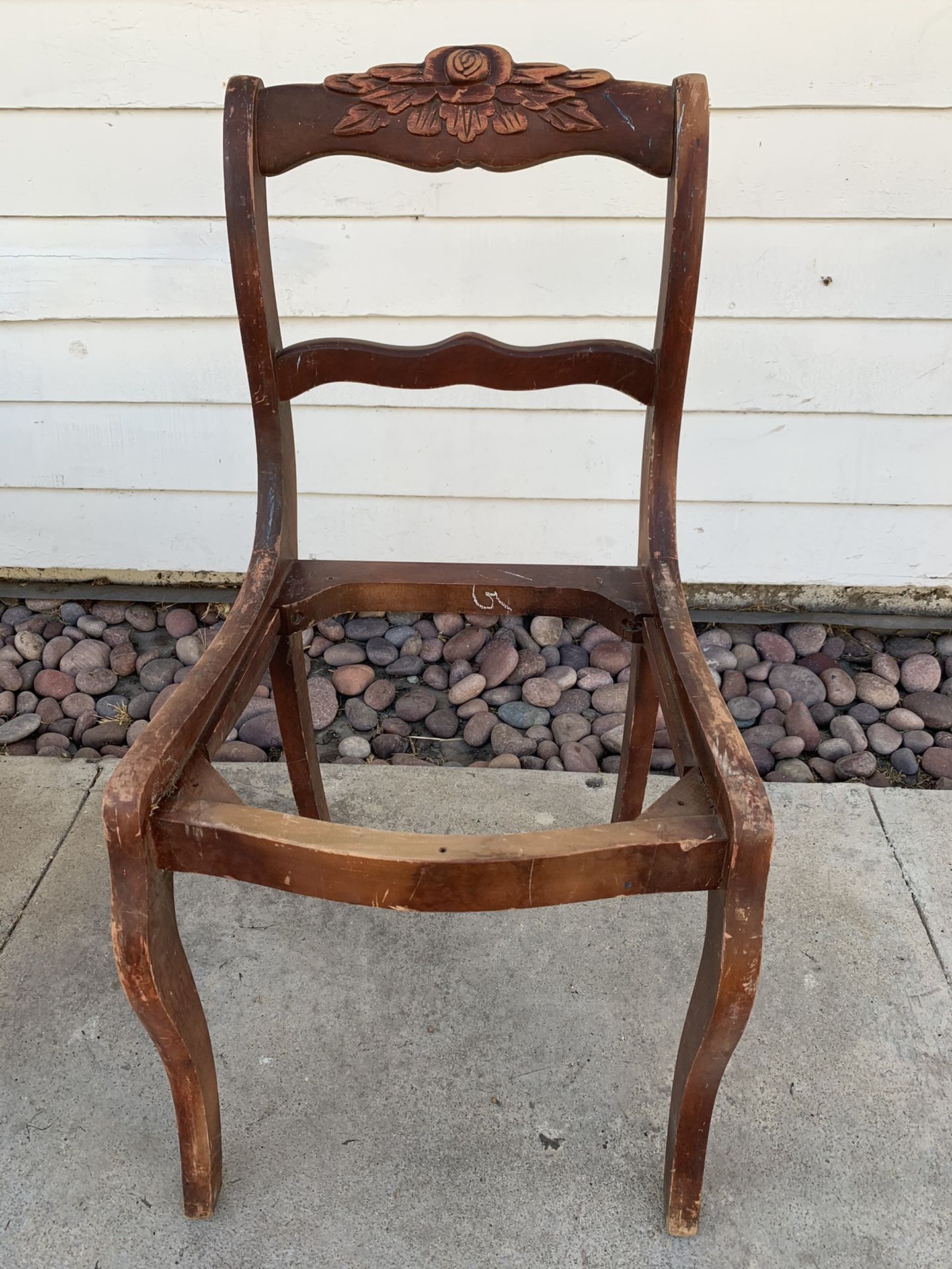 Antique chair frame
