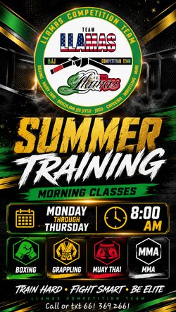Summer Programs (Boxing, MMA, Brazilian JiuJitsu,  Dance Lessons, Guitar Lessons)