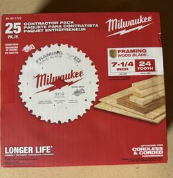 7-1/4 in. x 24-Tooth Carbide Framing Circular Saw Blade