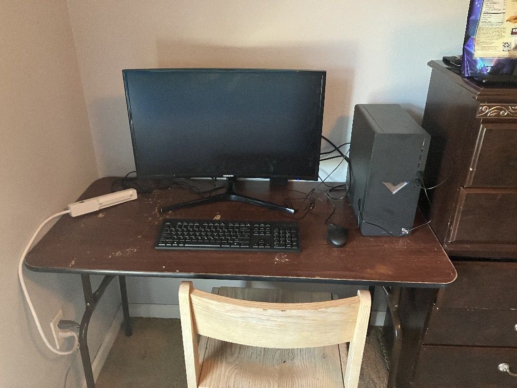 HP Victus 15L Gaming Desktop PC, AMD Ryzen 5 5600G, AMD RX6400, 8GB RAM