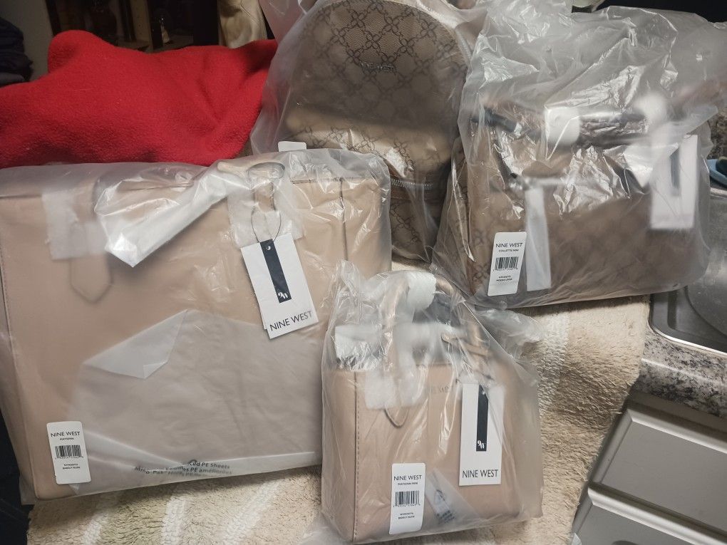 NIne West NEW ( 4 Items) 2 Purses, Tote & Backpack