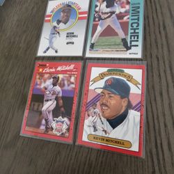 San Francisco Giants Kevin Mitchell Baseball Cards Lot 