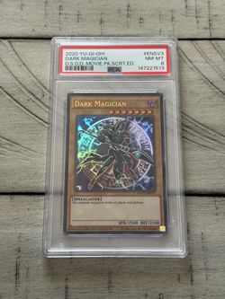 Dark Magician (UR) MVP1-ENSV3 The Dark Side of Dimensions Movie Pack PSA 8