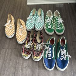 Size 12 Lot Of Vans