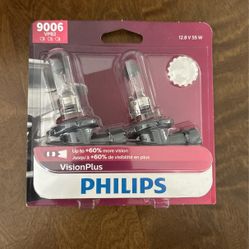 Philips 9006 Headlight Bulbs-2 In Pack.