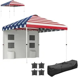 Red White andBlue Tent