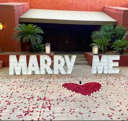 MARRY ME LETTERS