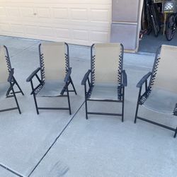 (4) Folding Chairs