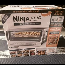 Ninja-Flip Toaster Oven & Air Fryer  (Brand New)