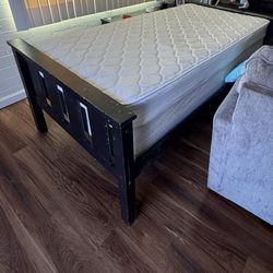 TWIN bed Frame With Mattress And Box springs 
