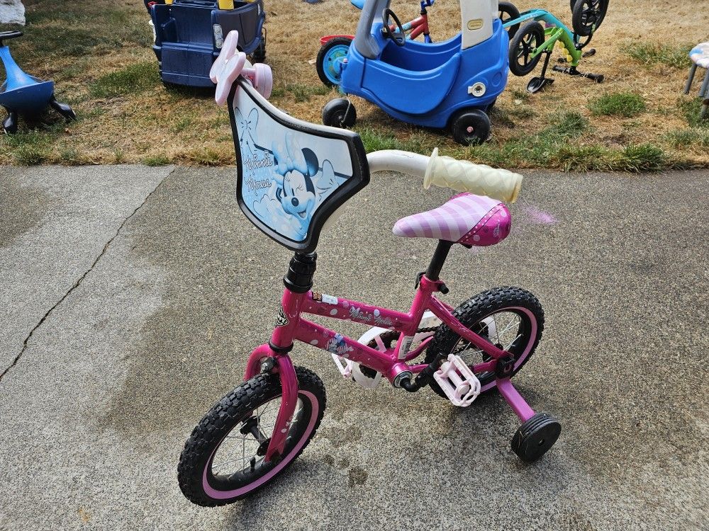 Huffy Girls' 12 in. Disney Minnie Mouse Bike, Pink