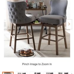 Barstools Set New 2 Piece