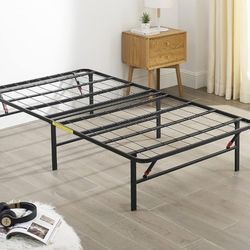Foldable Metal Platform Bed Frame TWIN