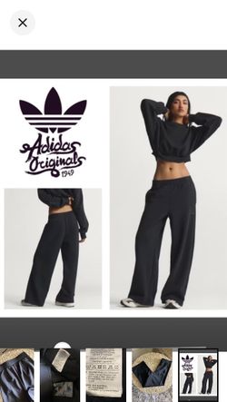 LIKE NEW!  Adidas Women's Active Wide Leg Pant in Black (S)