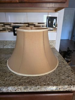 Gold Bell-Style Lamp Shade