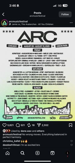 Arc Festival Union Park Chicago