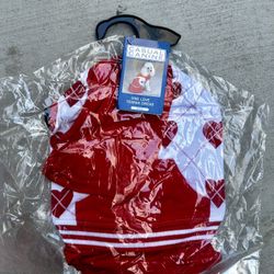Casual Canine One Love Tennis Dress For Dogs Size Small