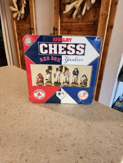MLB Rivalry Chess Set, Boston Red Sox Vs. NY Yankees