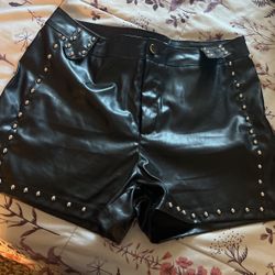 Leather Shorts